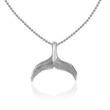 Mermaid Tail Sterling Silver Pendant TPD5102 - Jewelry